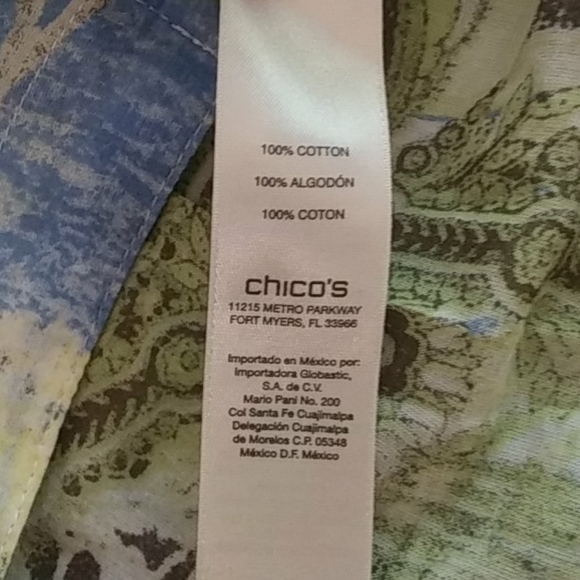 Chicos long tunic style blouse, VGUC - Picture 5 of 7